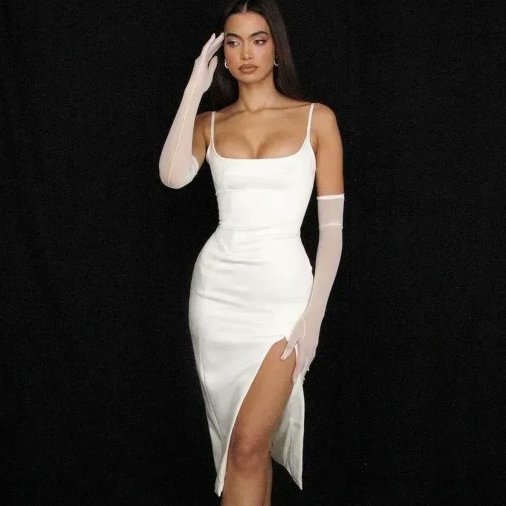 House of CB Casimira Dress Ivory NWT